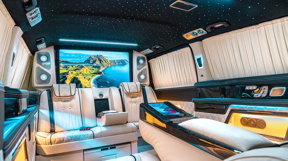 Mercedes Vito business class iç mekân koltuk görünümü
